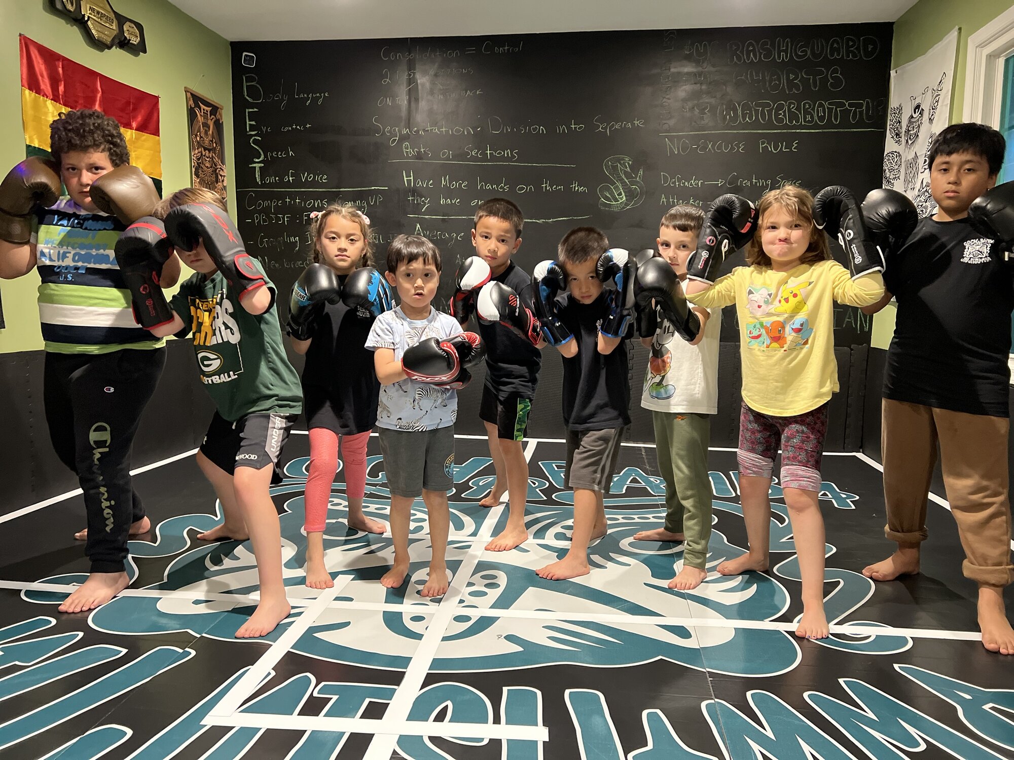Gloves up