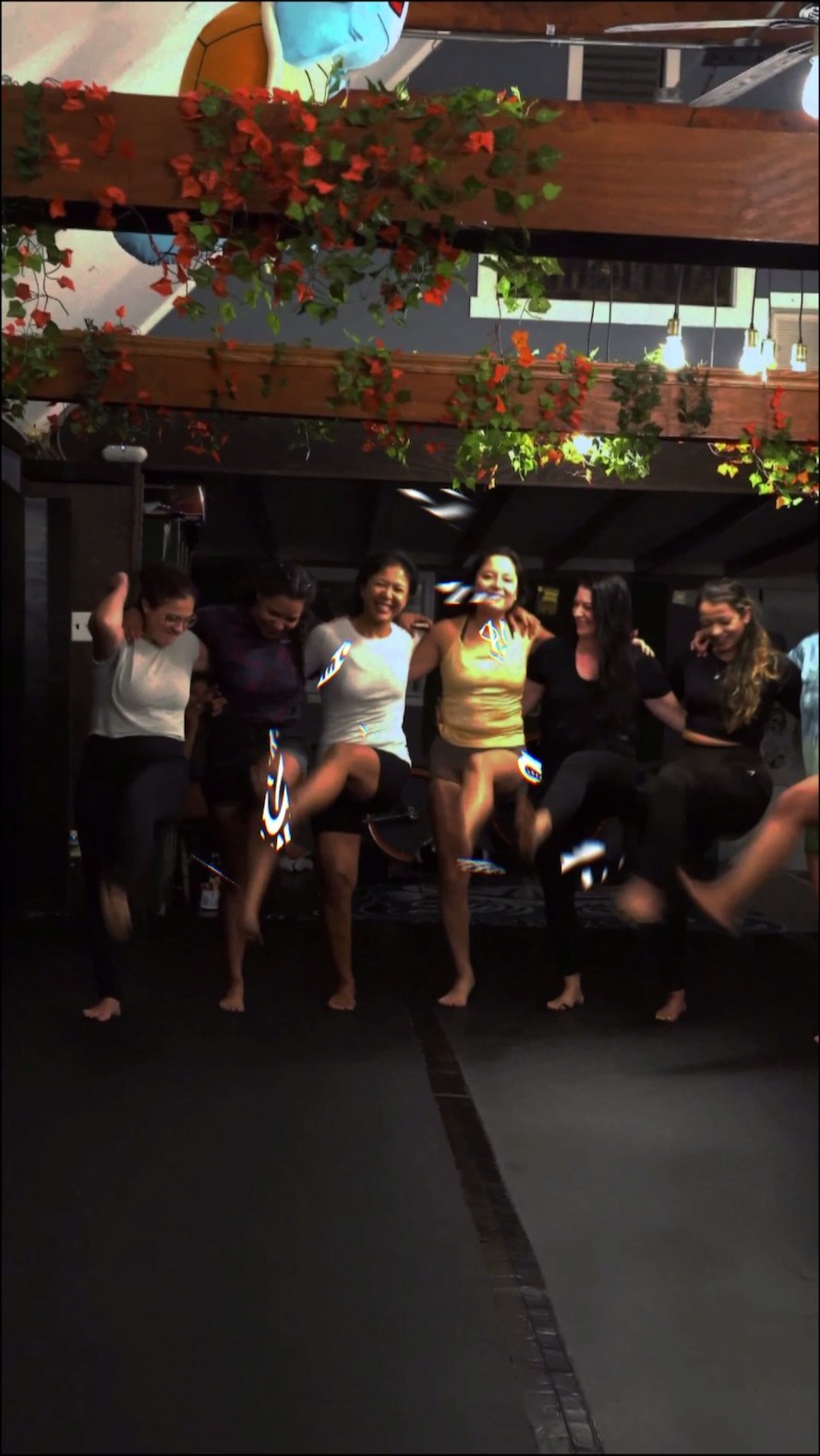 Women's self-defense class